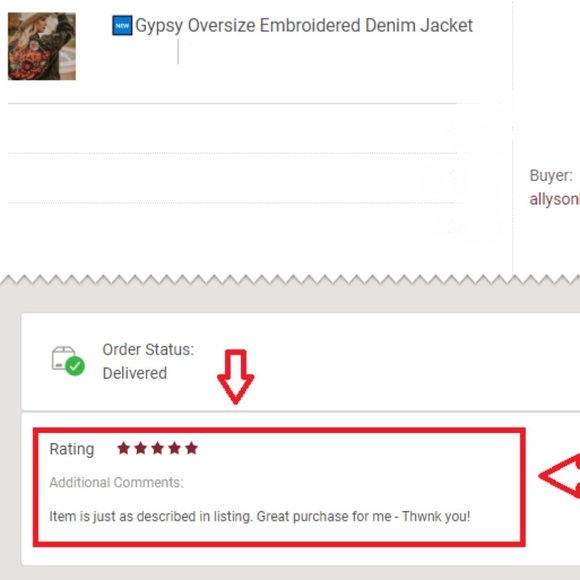 Italian Embroidered Oversized Denim Jacket - Picture 16 of 16